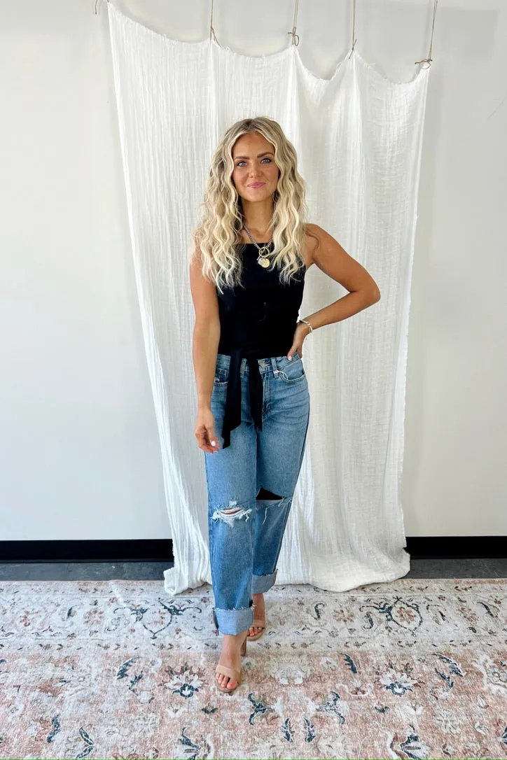 Adrina Tie Around Tank - FINAL SALE