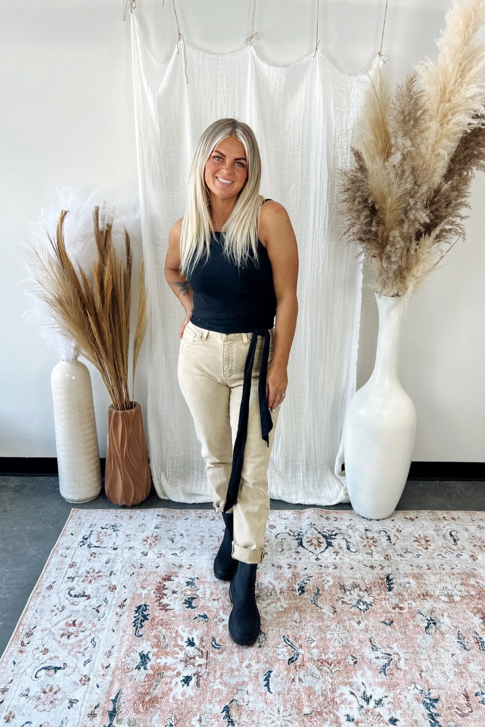 Adrina Tie Around Tank - FINAL SALE