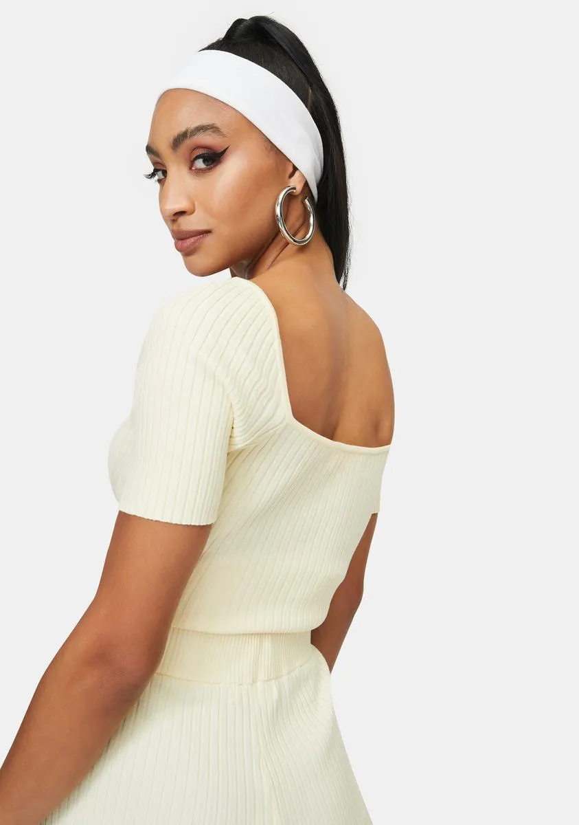 Aubrey Knitted Crop Top