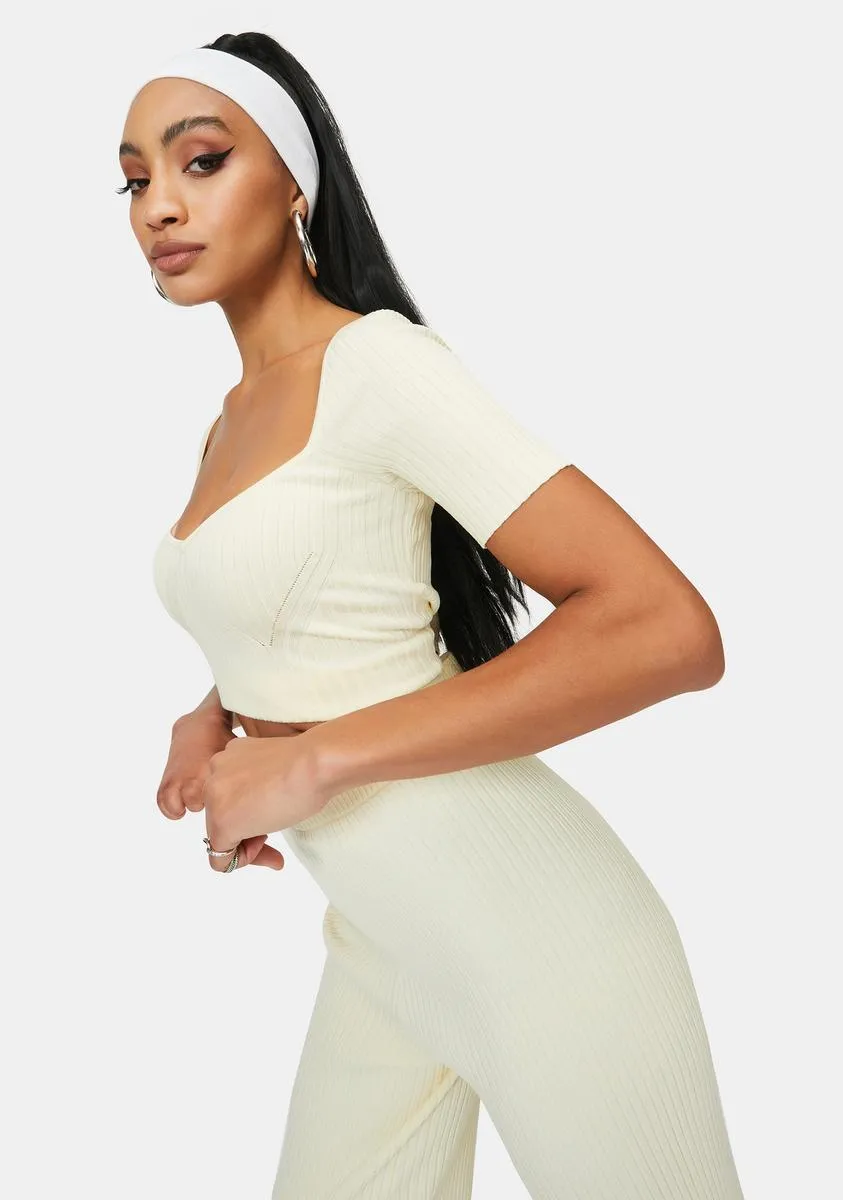 Aubrey Knitted Crop Top