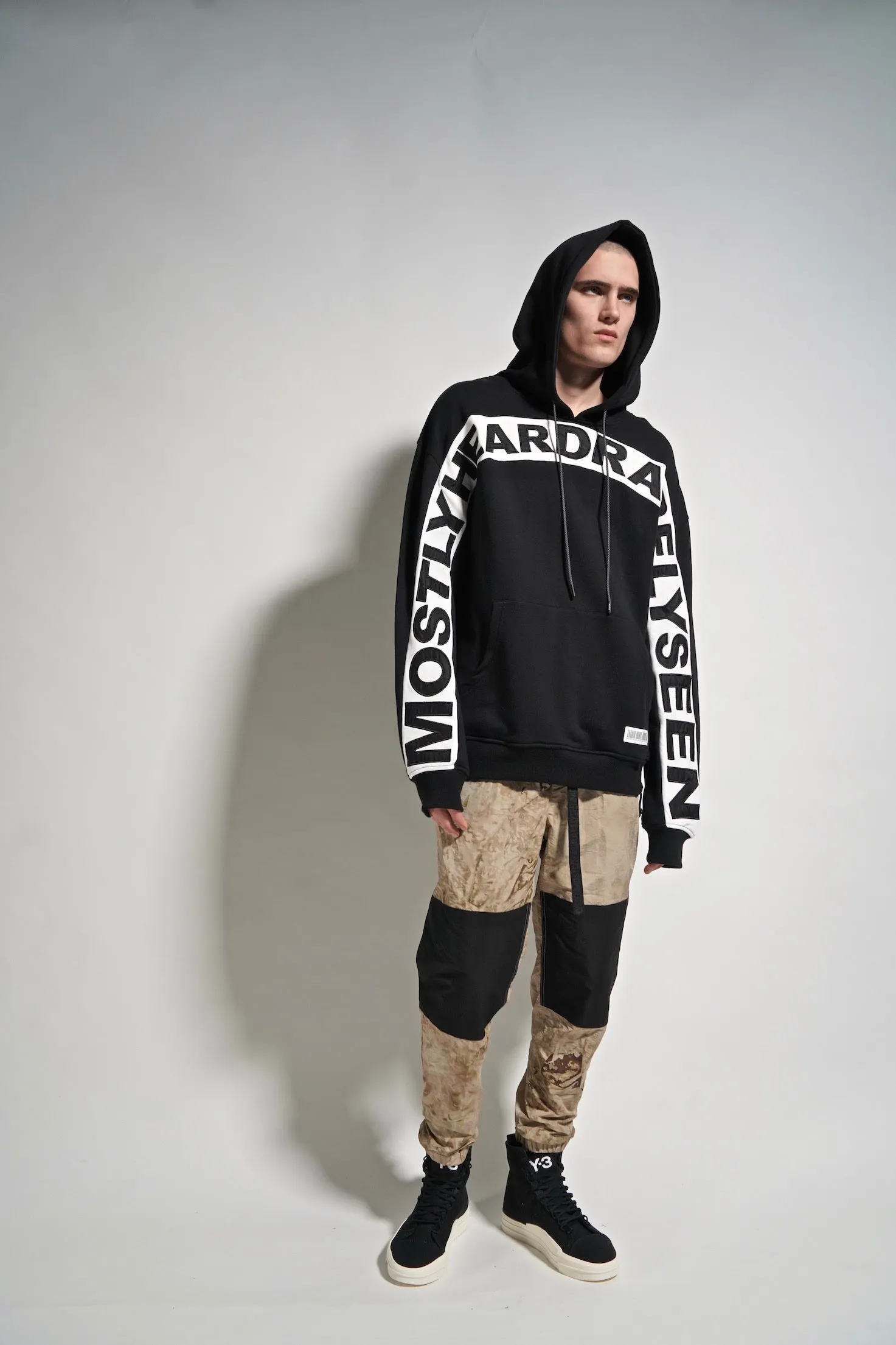 BLOCKED JOGGERS KHAKI/BLACK