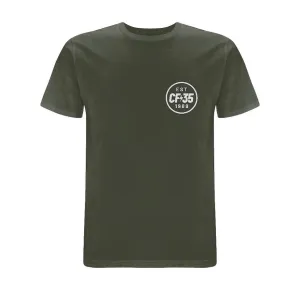 CF35 Double Print Khaki T-shirt