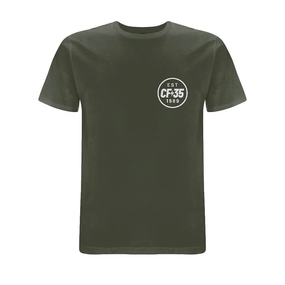 CF35 Double Print Khaki T-shirt