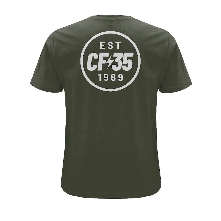 CF35 Double Print Khaki T-shirt