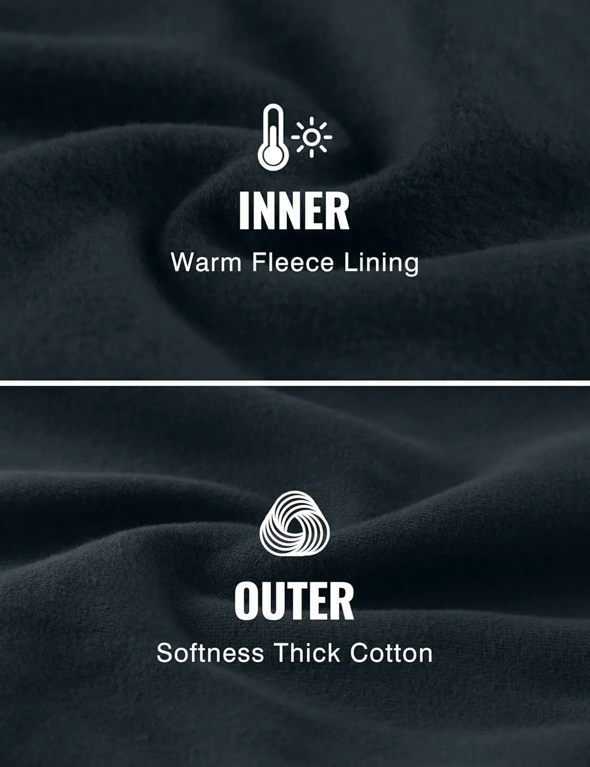 CRZ YOGA Cotton Fleece Sweatpants for Men 32" Loosed Fit Lounge Casual Elastic Bottom Sweat Pants with Zipper Pockets