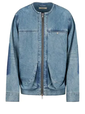 Dreaped Pocket Denim Jacket