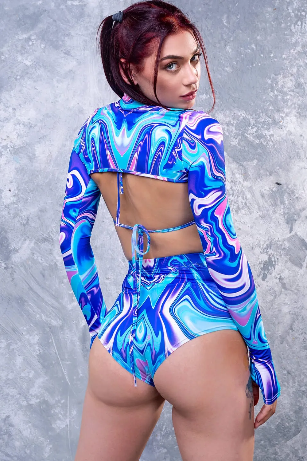 Fierce Fluid Rave HW Shorts