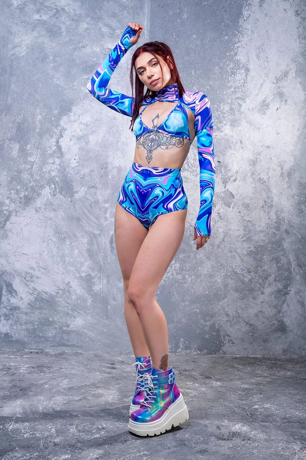 Fierce Fluid Rave HW Shorts