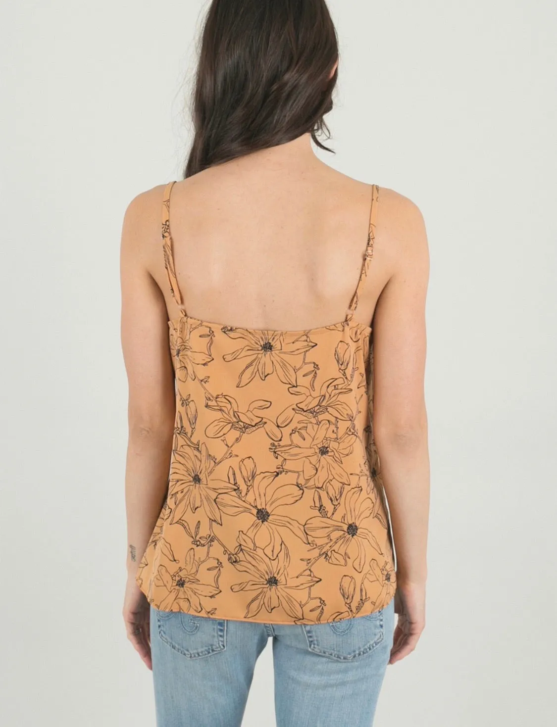 Floral Tank (Tan or Cream)
