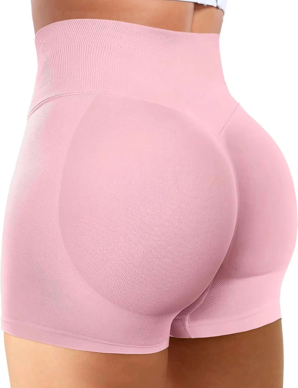 Impact Gym Shorts Women 4.5" Workout Shorts Scrunch Butt Lifting Seamless Booty Shorts Yoga Shorts Biker Shorts