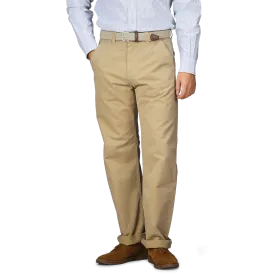 Khaki Double Twisted Cotton Twill Fatigue Pants