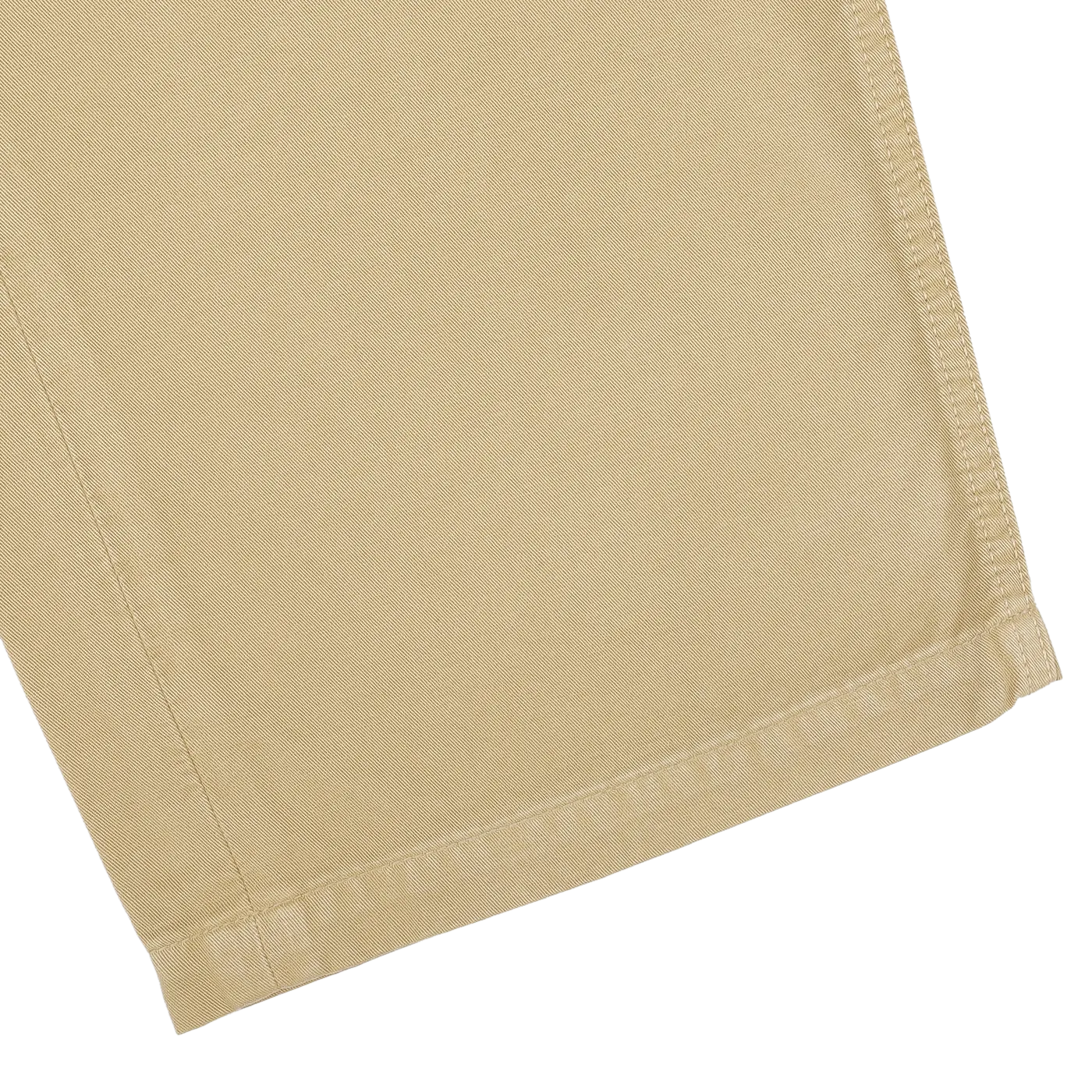 Khaki Double Twisted Cotton Twill Fatigue Pants