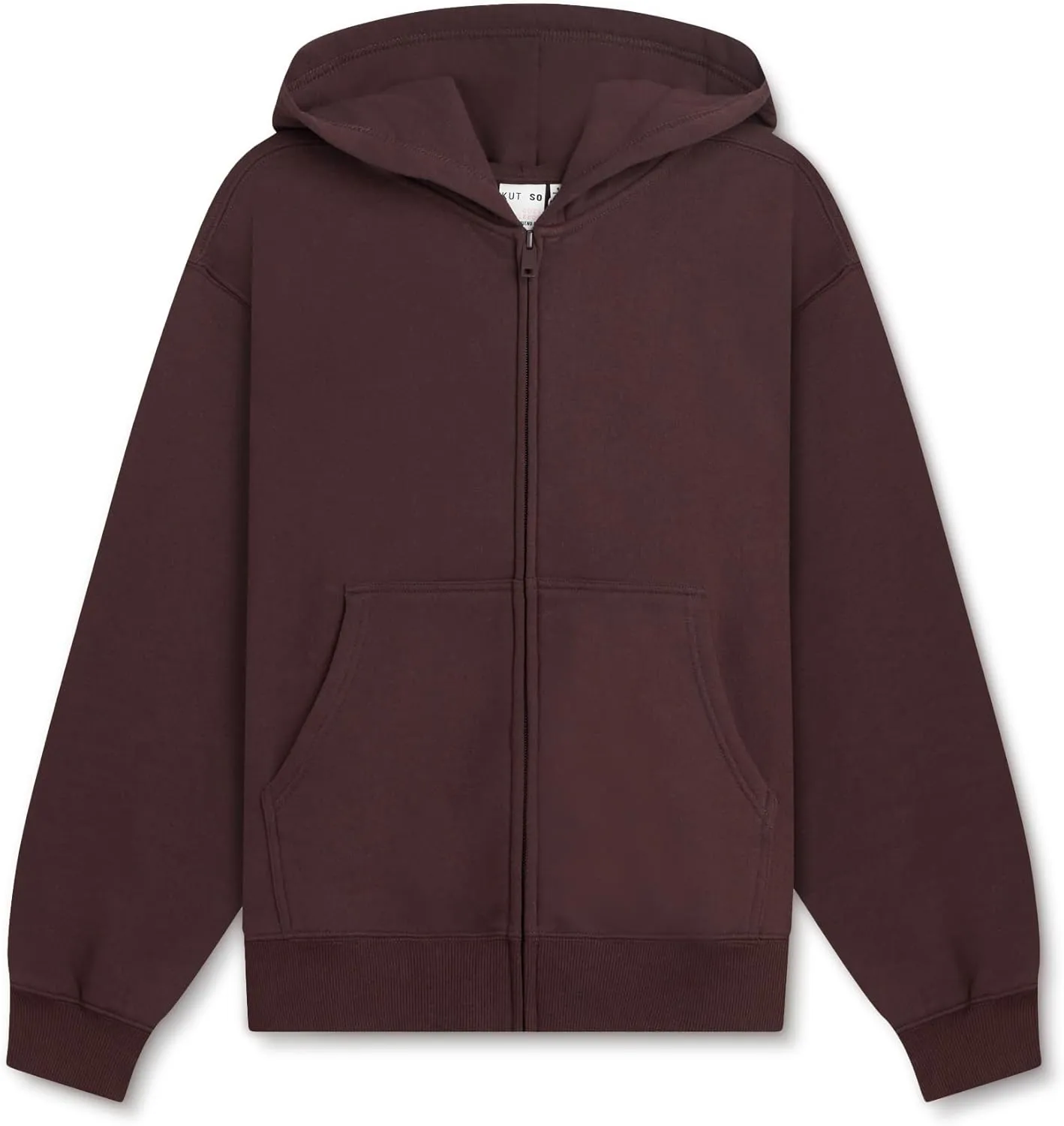 KUT & SO Zip Hoodie for Women  Oversized, Boyfriend Fit  Cozy Loungewear Premium Midweight Fleece