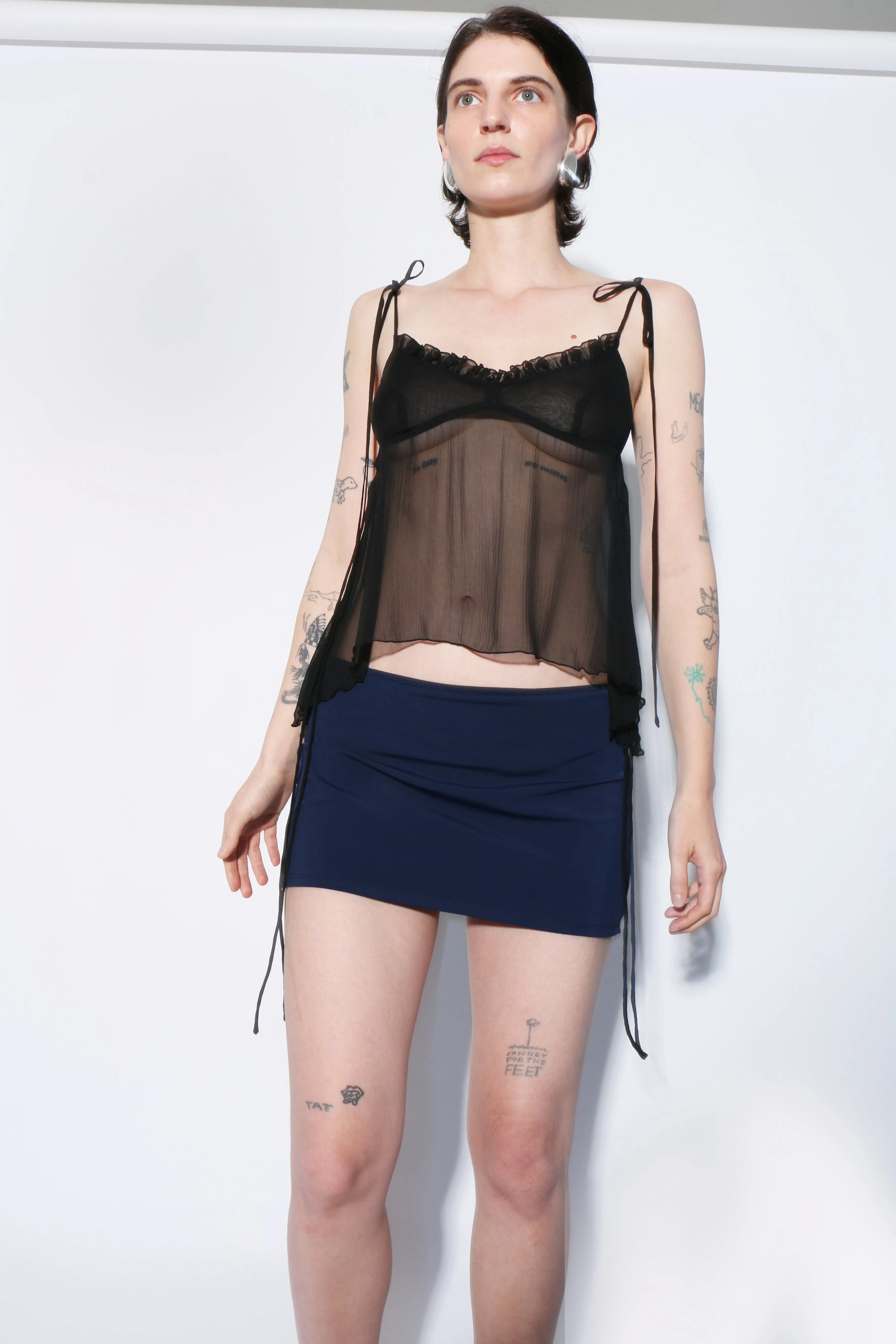 Navy Bisou Skirt