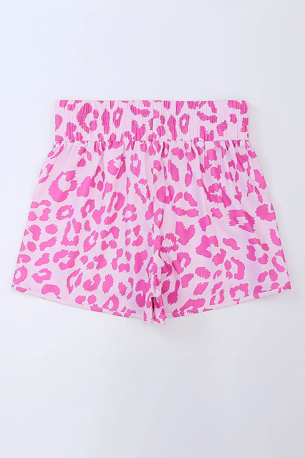 Pink Plaid High Waisted Athletic Shorts