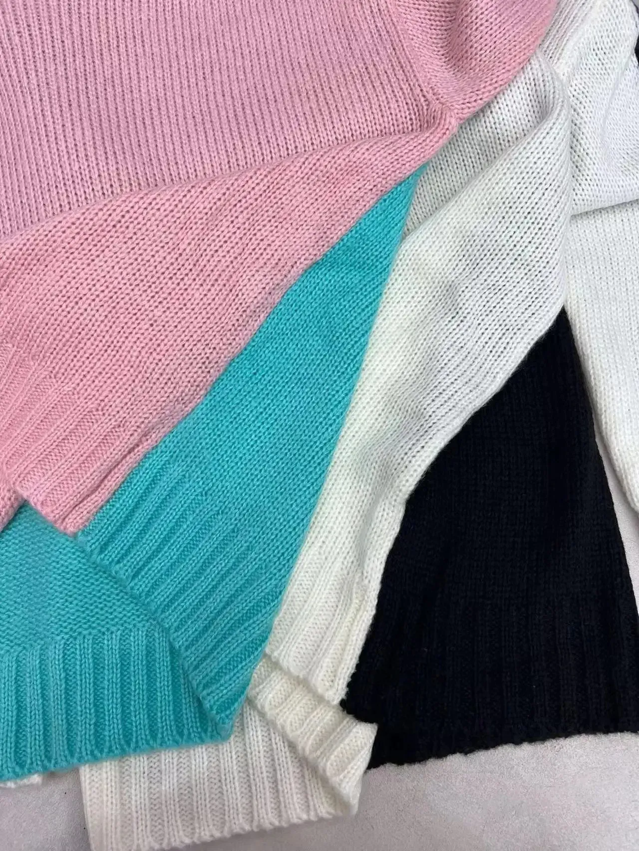 Pre Order:  Contrast Back Knitted Sweater