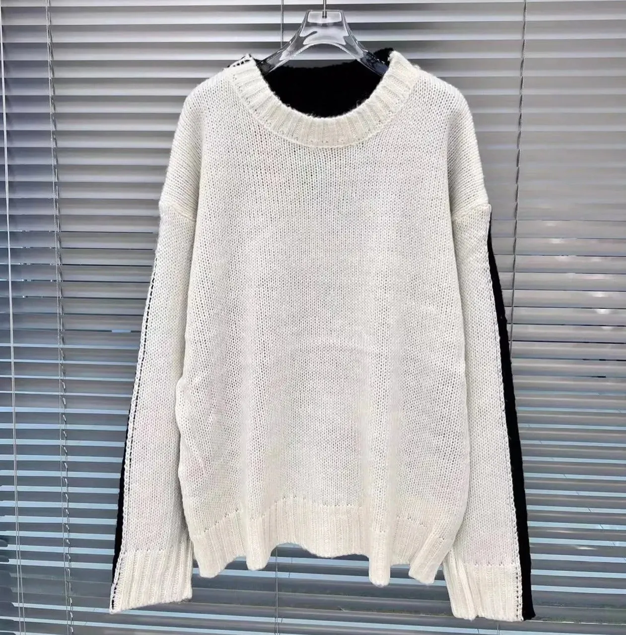 Pre Order:  Contrast Back Knitted Sweater