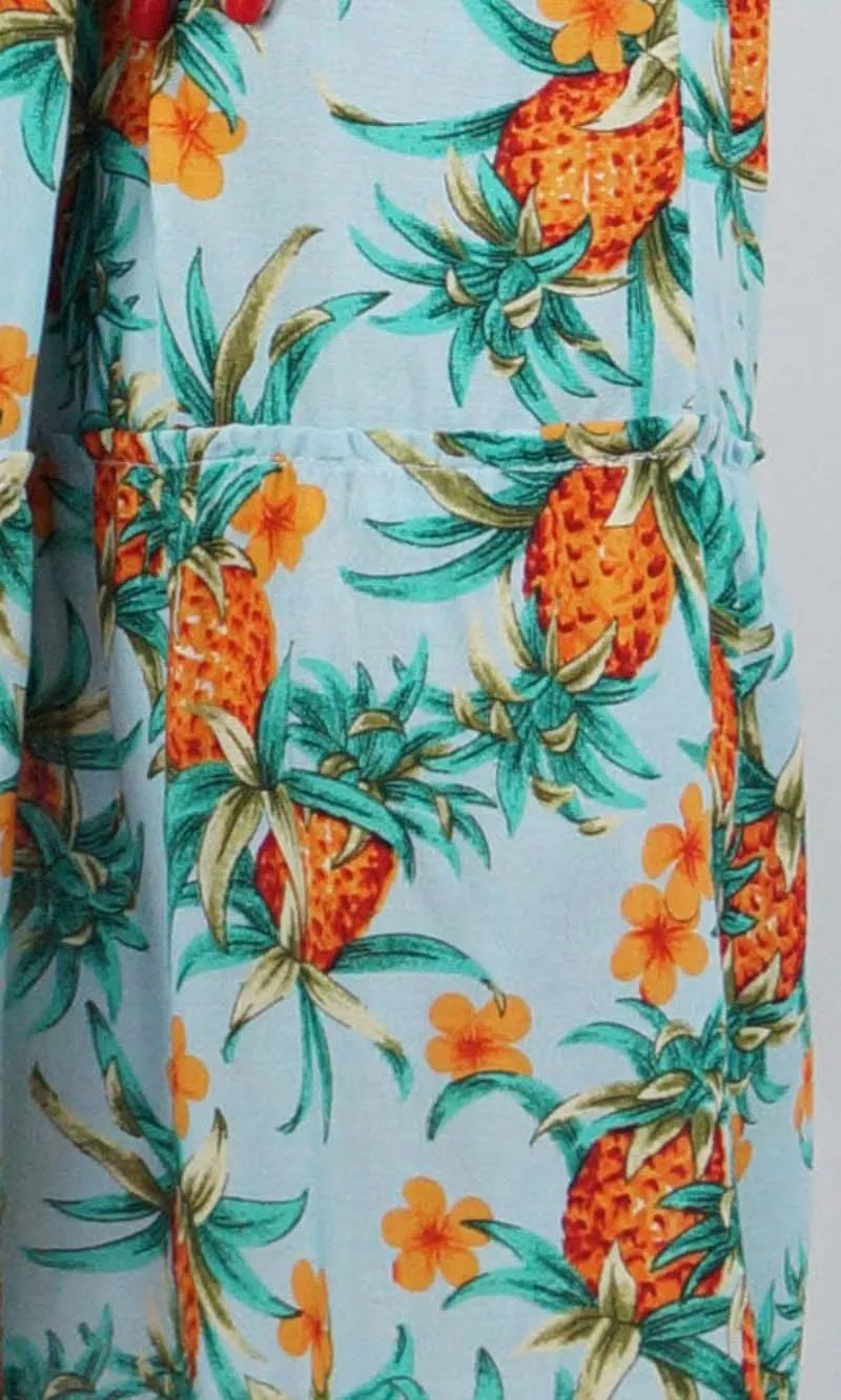 Rayon 3/4 Tie Up Smock Dress Nanas, More Colours