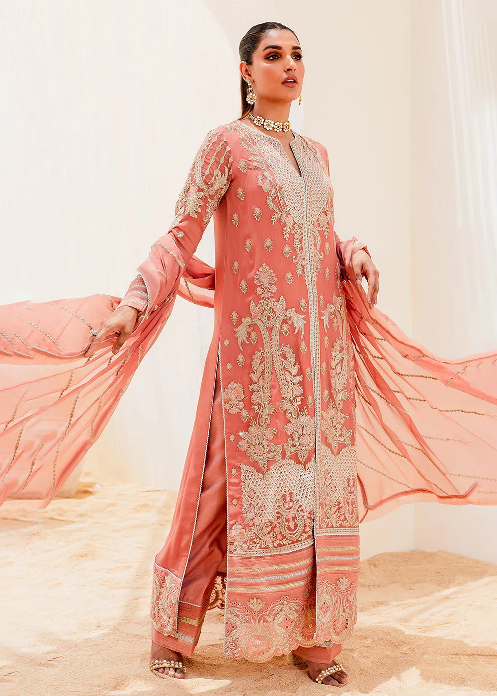 Sejal Luxury Formals 2023 by Maryum & Maria | BLUSH (QS23-509)