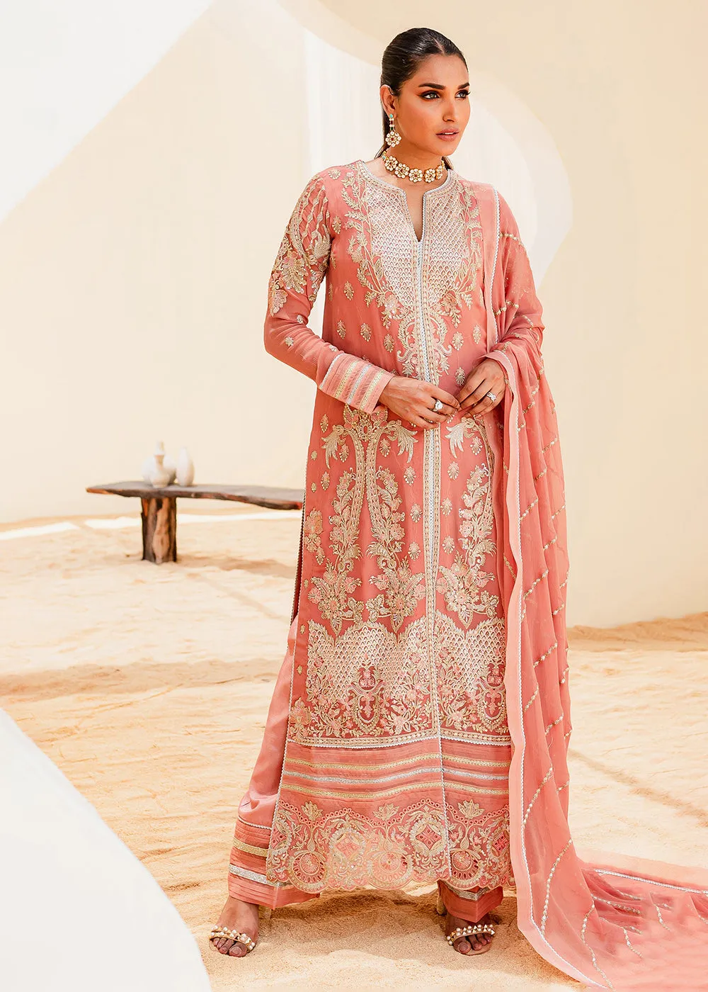 Sejal Luxury Formals 2023 by Maryum & Maria | BLUSH (QS23-509)