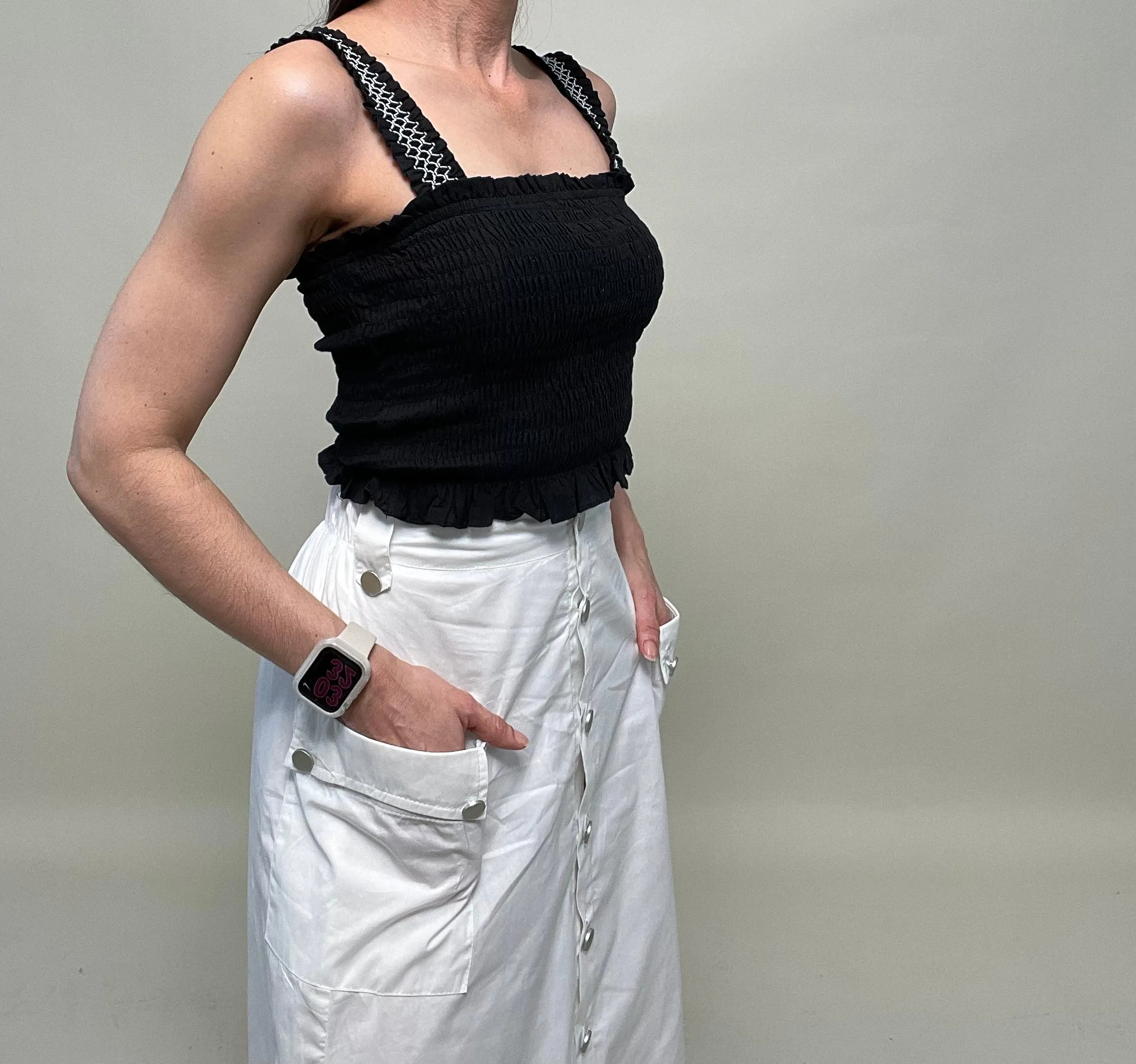 Shoulder Strap Tank Top