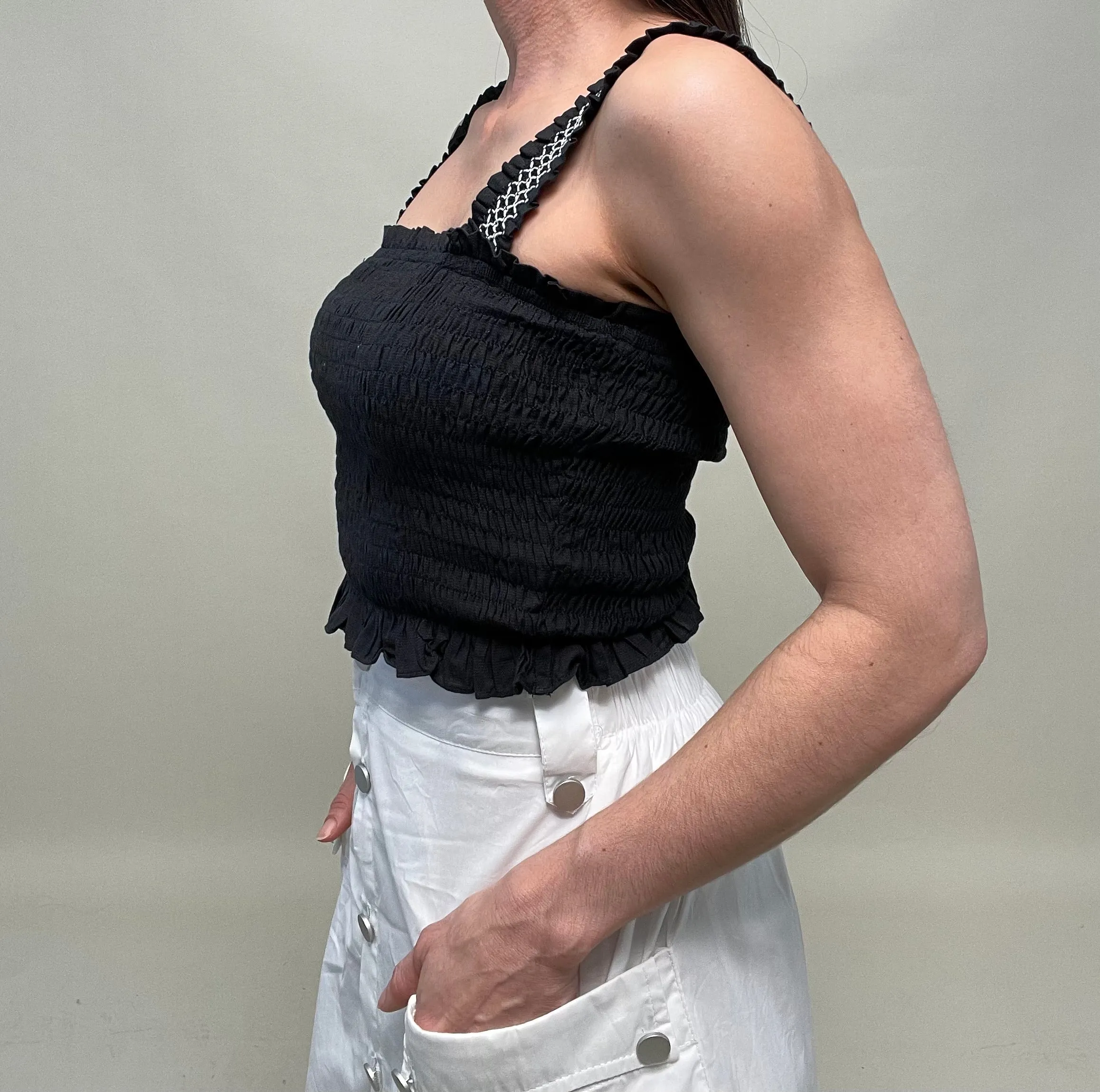 Shoulder Strap Tank Top