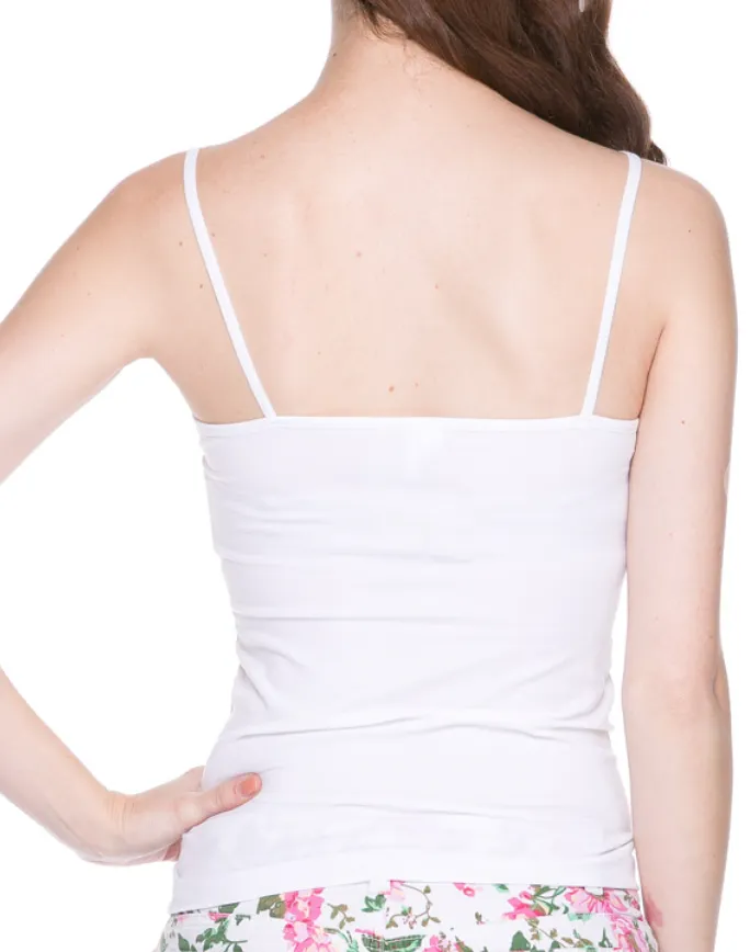 Stretchy Seamless Basic Spaghetti Strap Tank top