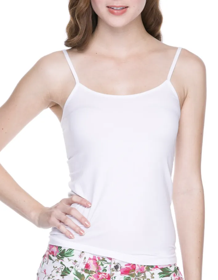 Stretchy Seamless Basic Spaghetti Strap Tank top