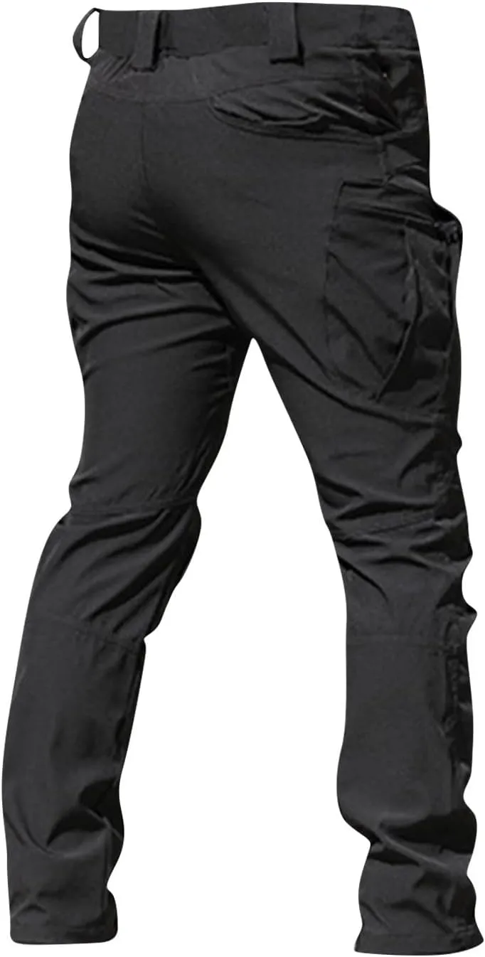 Tactical Cargo Pants for Men Ripstop Water Resistant Camo Hiking Pants Stretch Lightweight Work Pant Multi Pockets