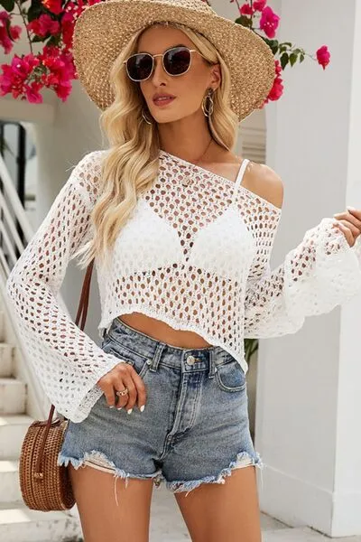 TEEK - Openwork Knit Top