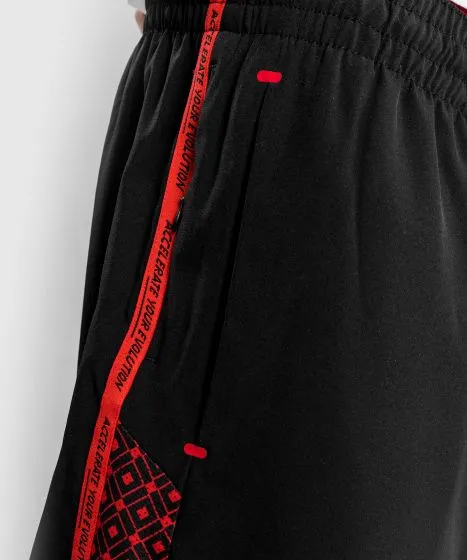 Venum UFC Performance Institute Training Shorts VNMUFC-00089-100 Size L Black Red