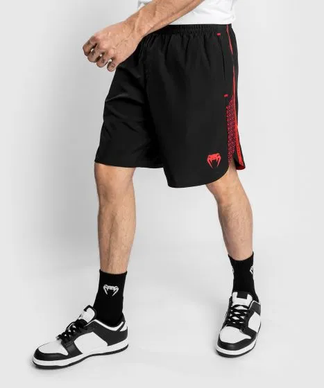 Venum UFC Performance Institute Training Shorts VNMUFC-00089-100 Size L Black Red