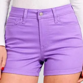 Y2k color jean shorts
 for ladies