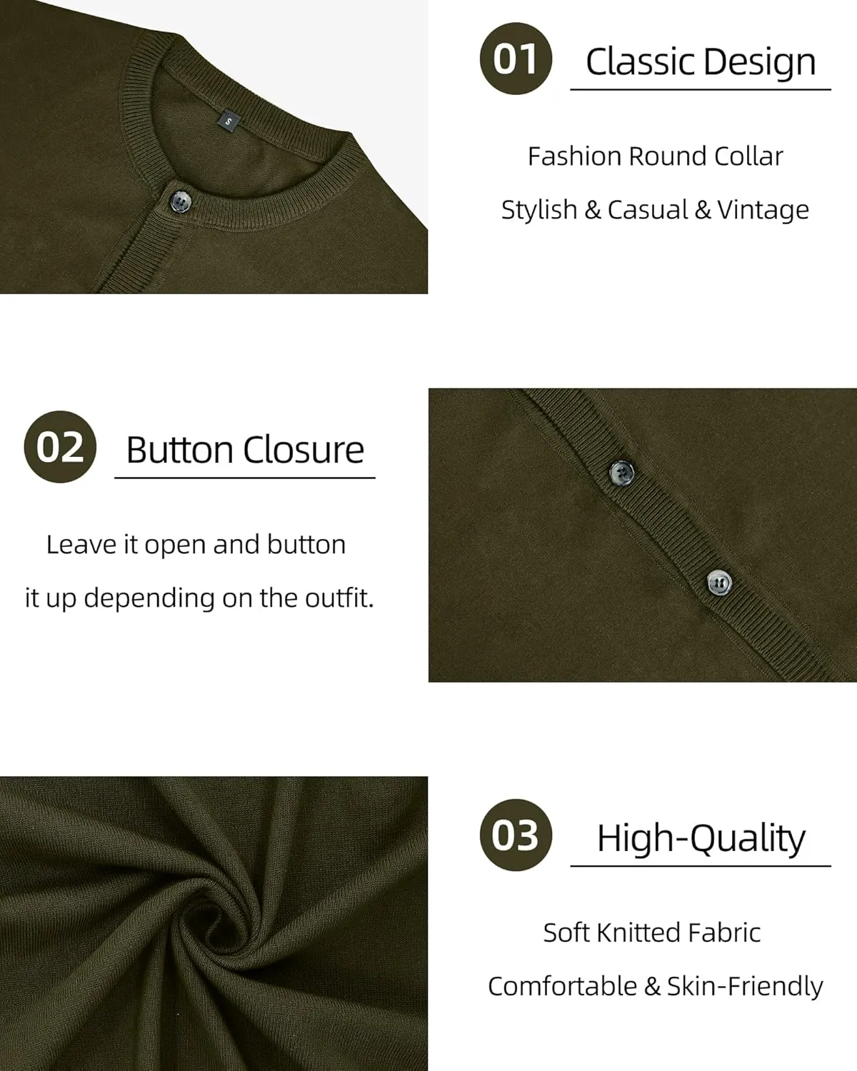 YTD Men's Knit Casual Button Down Shirts Short Sleeve Textured Summer Beach Shirts